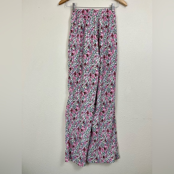 VICI Mable Rosaline Floral Plisse Button Down Shirt Set Womens Size Small - Picture 9 of 12